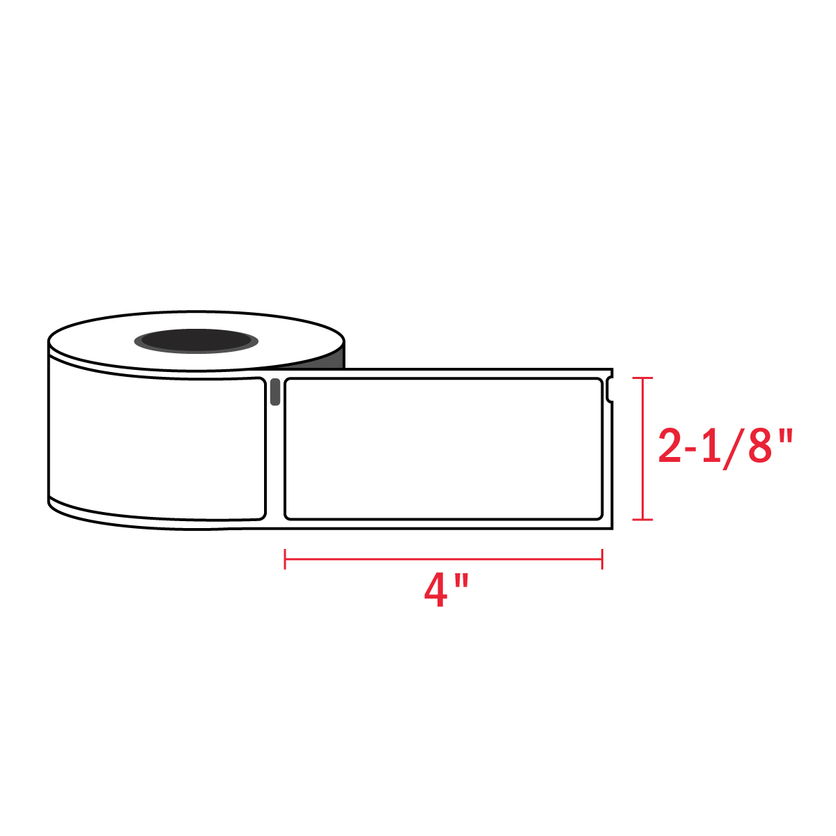 Dymo 30323 Shipping Labels 2 1 8 X 4 Enko Products
