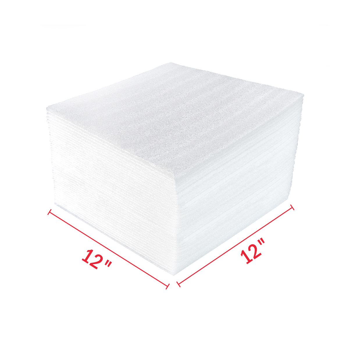 Details about   200 Foam Packing Wrap Sheets 12x12 1/8" Thick Cushion Shipping Moving NOT Pouch 