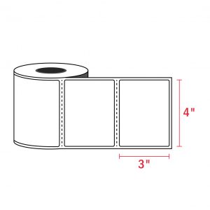 4 x 3 direct thermal labels