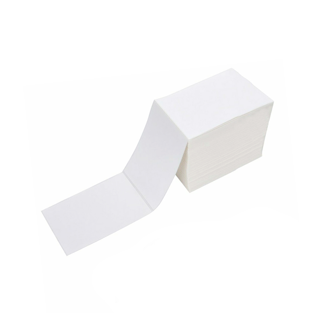 Fanfold 4x6 direct thermal labels zebra compatible