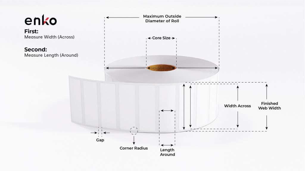 Avery Label Measurement Guide