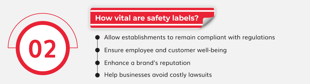 How vital are safety labels?