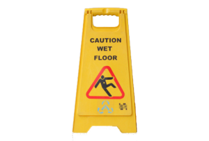 caution wet floor