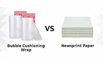 Bubble Wrap vs. Packing Paper - Flat Price Moving & Auto Transport