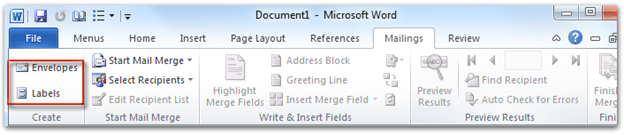 How to Create a Sheet of Labels in Word