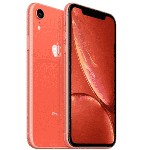 The coral iPhone XR