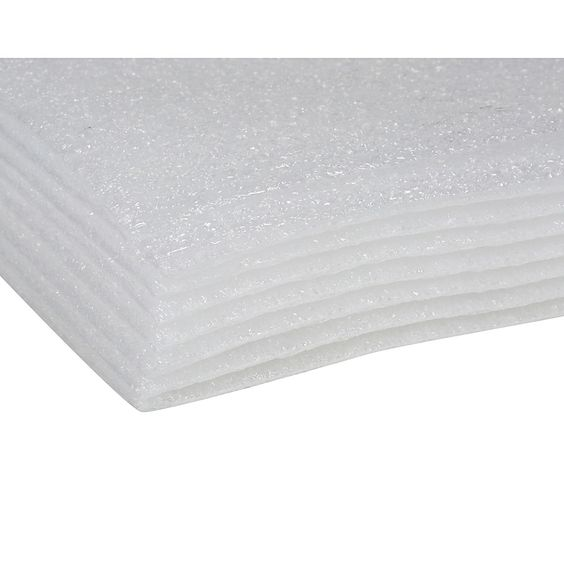 Packing Foam Sheets, 1 inch Polyurethane Cushioning Foam for Moving (12x12 in, 2 Pack)