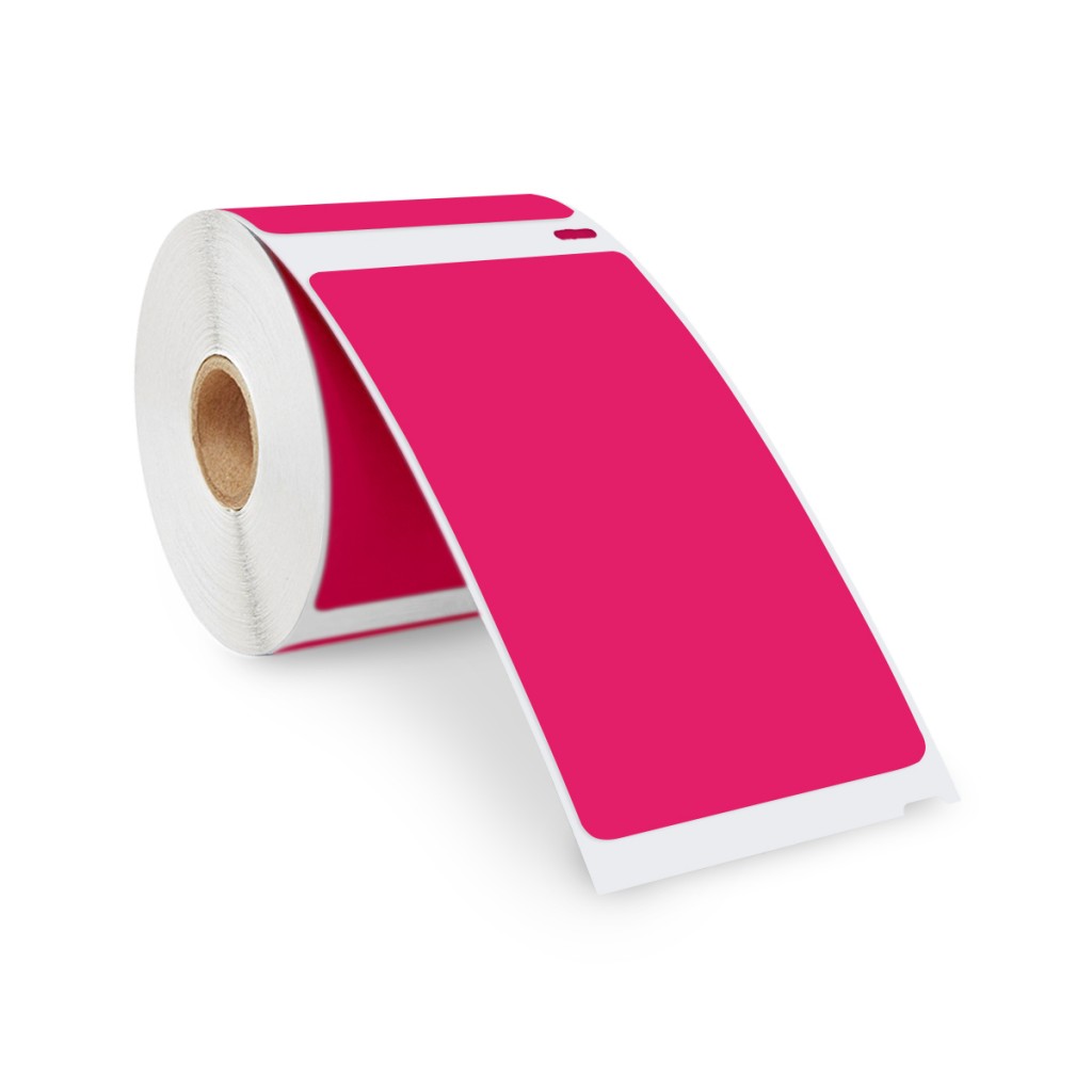 Dymo 30256 MAGENTA Shipping Labels 2-5/16 x 4