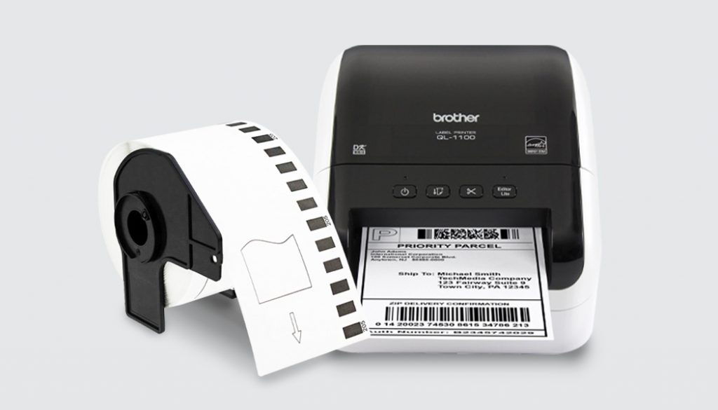 Rollo Label Holder for Rolls and Fanfold Labels Printing