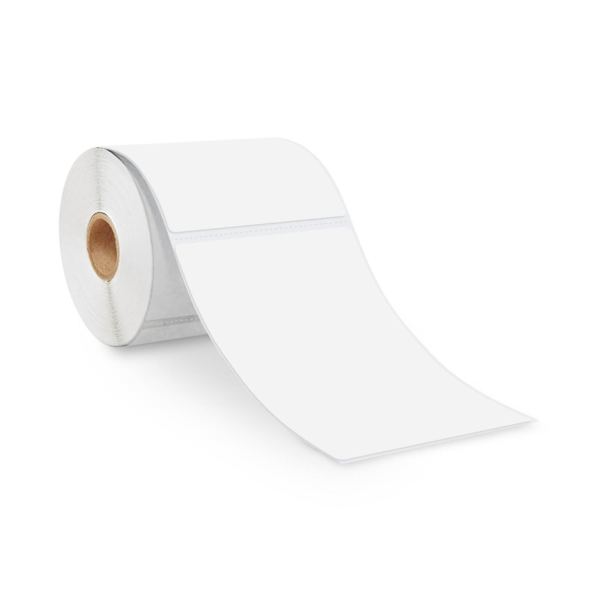 1 in Core - enKo Direct Thermal Labels Compatible for Zebra/Rollo 4 x 4 Label 6 Roll, 2100 Labels 