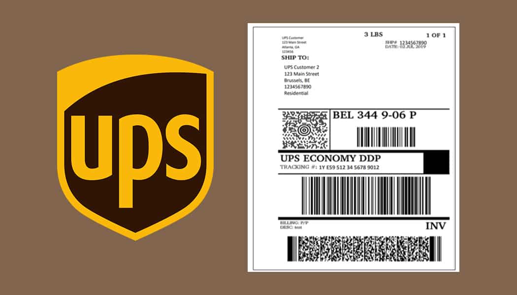 Ups Shipping Labels Template