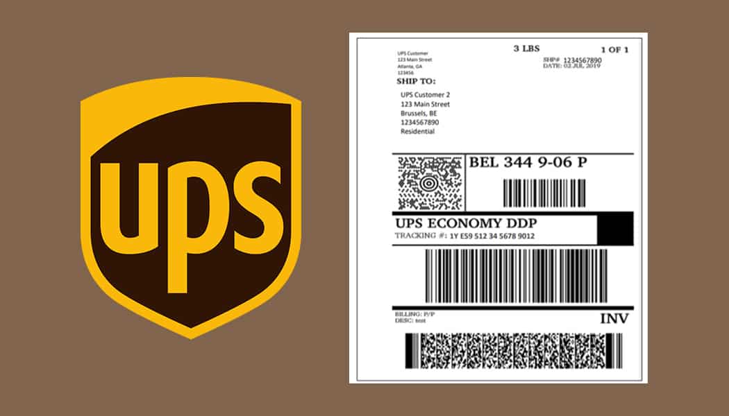 Ups Shipping Label Template Word Poochmaster Blog