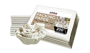 Packaging Paper (5lb Bulk Pack) Size 27 inch x 17 inch Unprinted Clean Newsprint Paper Sheets Ideal for Moving, Shipping, Box Filler, Wrapping and