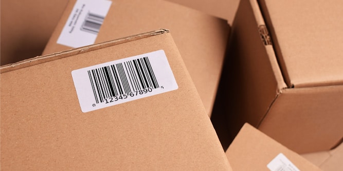 box with barcode