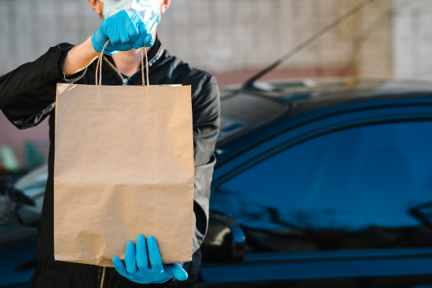 A delivery driver in the time of the COVID-19 pandemic