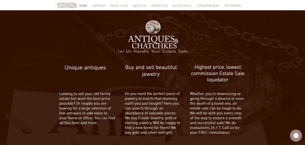 Antiques-and-Chatchkes-homepage