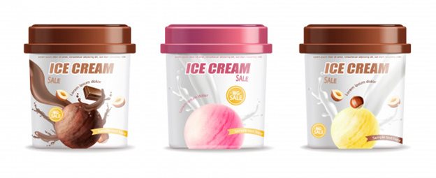 BOPP ice cream labels