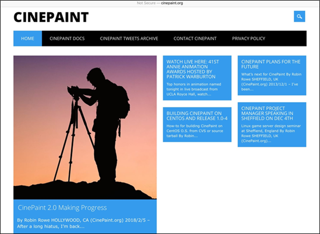 CinePaint deep paint software