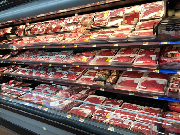 Frozen Meat Section