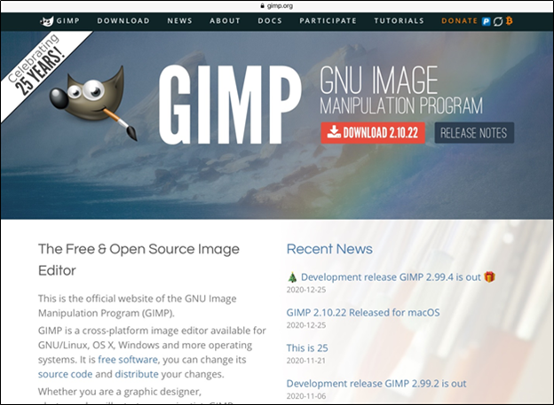 GIMP Image Editor