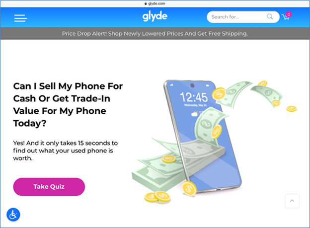 Glyde buy and sell site