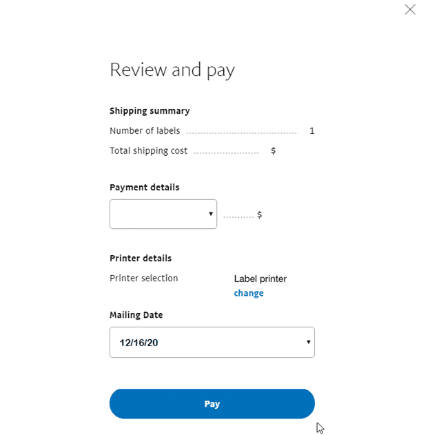 PayPal's Review and Pay