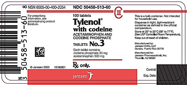 The Barcoded Label of Tylenol with CodeineSource: Drugs.com