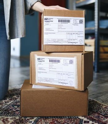 boxes-with-shipping-label