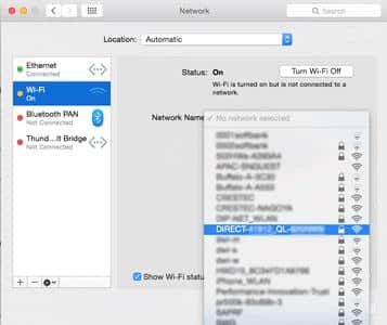 mac wifi settings