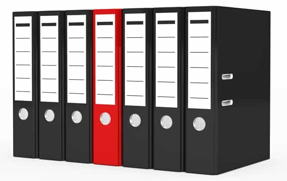 red-file-surrounded-by-black-files